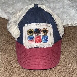 Patriotic Sunflower Trucker‎ Hat